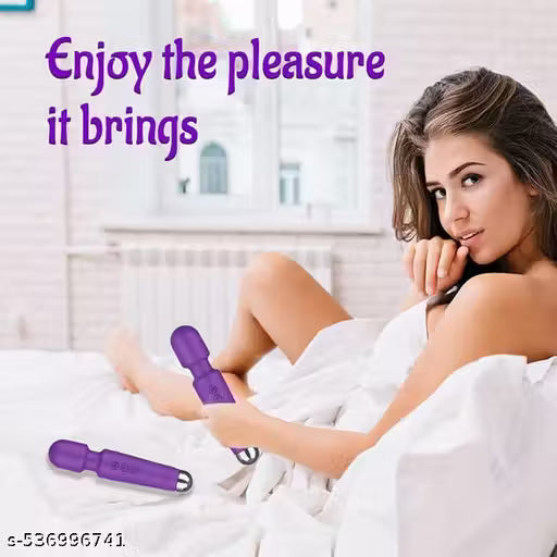Full Body Massager Handheld Waterproof Vibrate Wand Massage Cordless Machine with 20 Vibration Modes - 8 Speeds, Battery Powered Massager for Women and Men - MULTICOLOUR