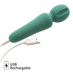 Eve's Petite Powerful Rechargeable Silicone Wand for Intense Clitoral Bliss & 10 Functions
