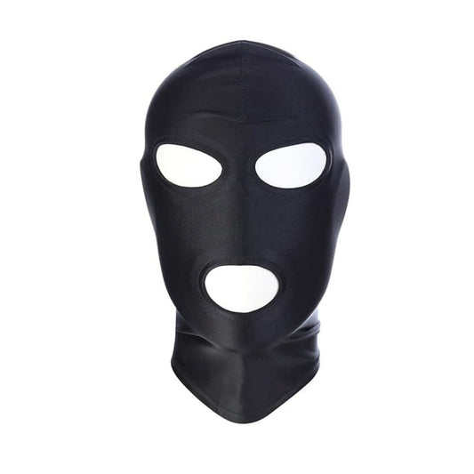 BDSM Black full Face Cover Mask For Men