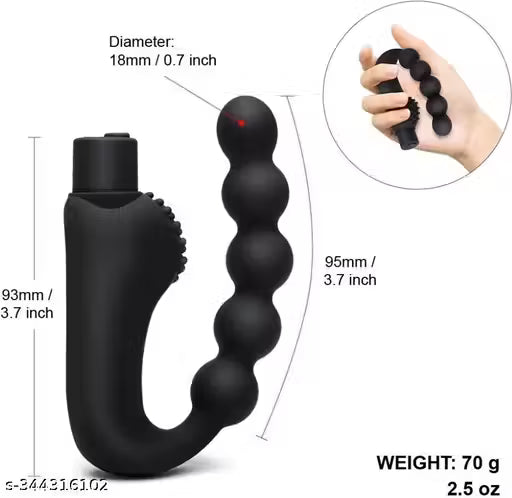 Mini 5 Ring Personal Portable Powerful Body Massager for Relaxing Male Female & Couple Fun with Muscle Pain, Body, Head, Neck Pain Massager Stress Relief Massager