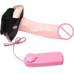 Vibrating Dildo Strap On Sex Toy Hollow