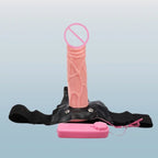 Vibrating Dildo Strap On Sex Toy Hollow