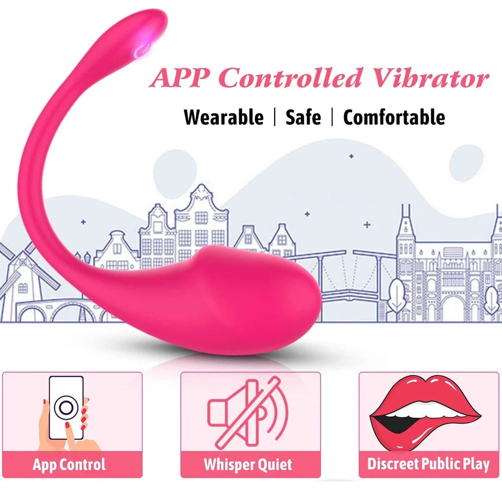 Portable Massager for Pain Relief Men and Women | Deep Tissue App Controlled Massager (Pink)