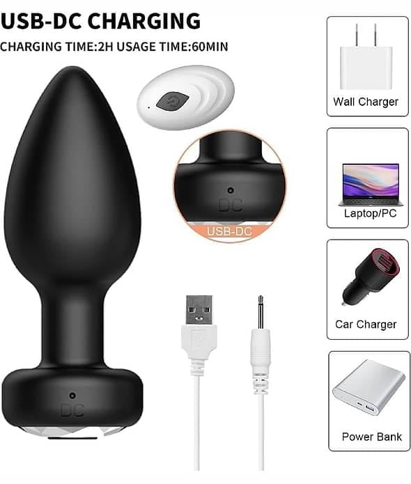 Vibrations Remote Control Plug