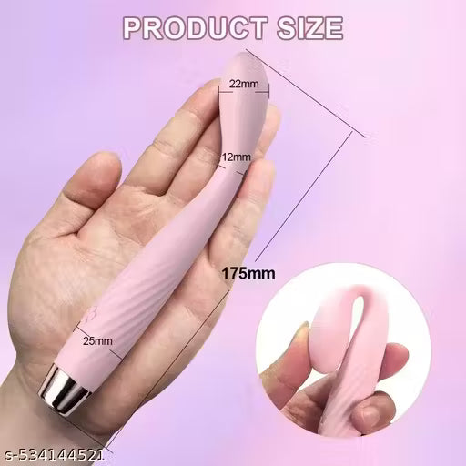 Portable Bendy Muscle Pain Relaxing 10 Modes Vibrating Waterproof Men & Women Massager (Pink)