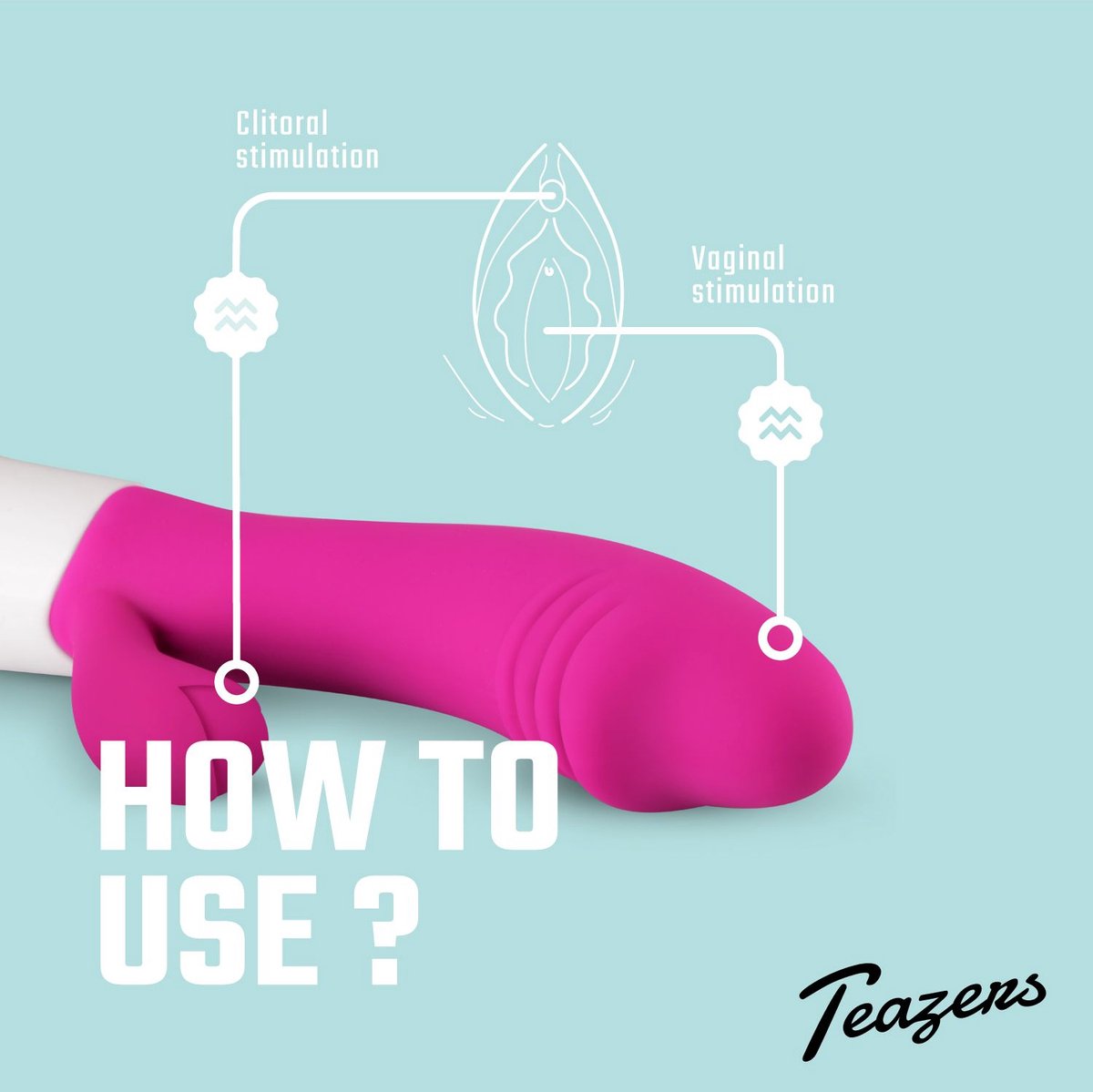 EasyToys - Lily Vibrator - G-Spot Vibrator - Met 2 Motoren - Vibrator - Sex Toys voor Vrouwen - Vibrators - 10 Verschillende Vibratiestanden - Clitoris Stimulator - Roze